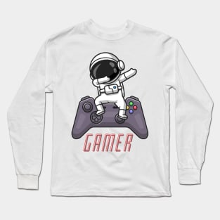 For Computer Gamers Gift Gaming Lover Long Sleeve T-Shirt